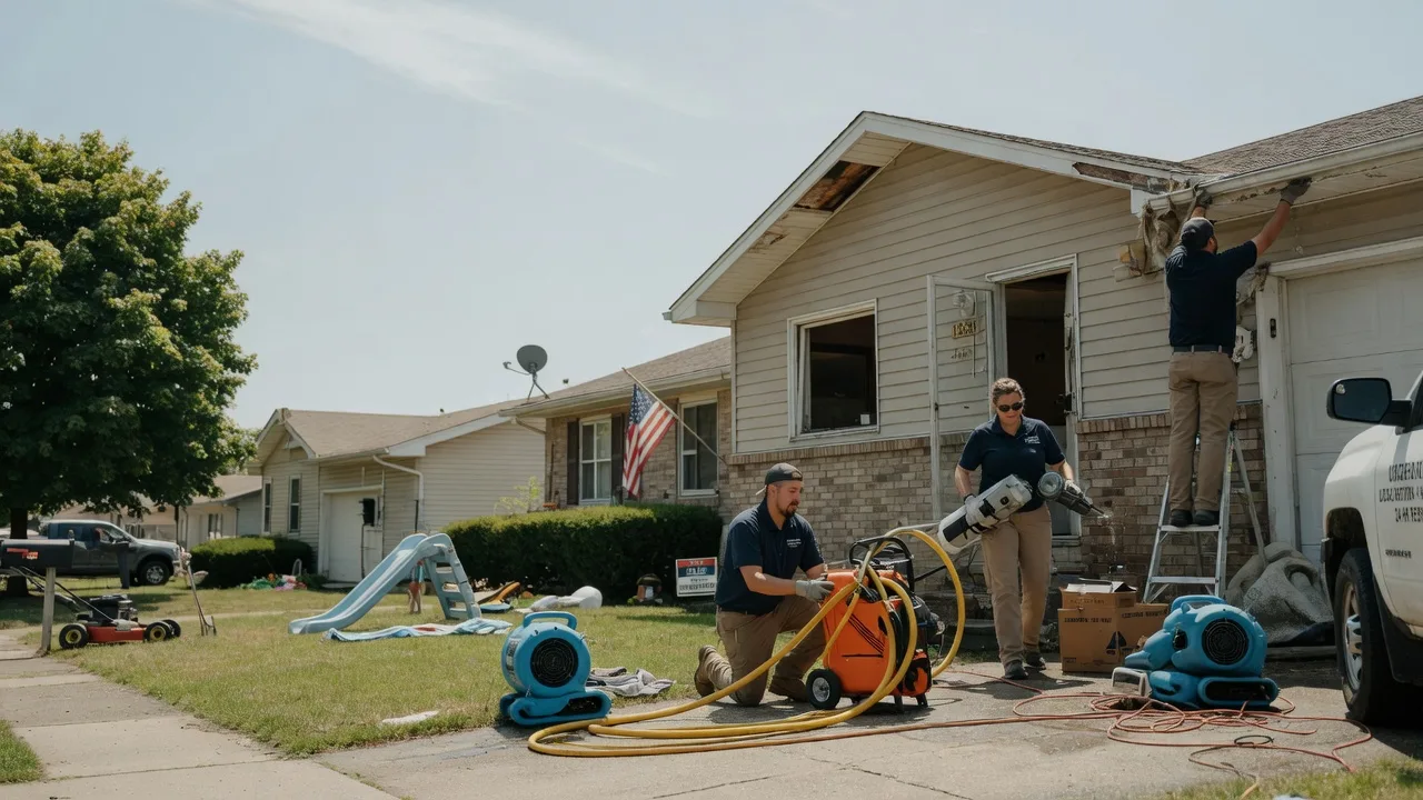 Water Damage Restoration in Lerna, IL near me